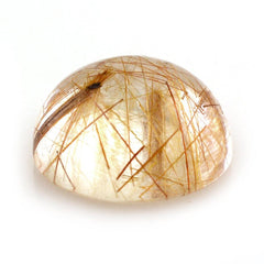 RED RUTILE QUARTZ ROUND CAB 10MM 3.97 Cts.