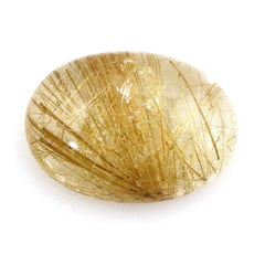 RED RUTILE QUARTZ OVAL CAB 14X10MM 5.63 Cts.