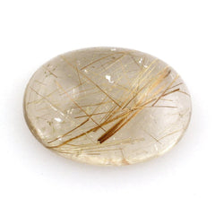 RED RUTILE QUARTZ OVAL CAB 14X10MM 5.59 Cts.