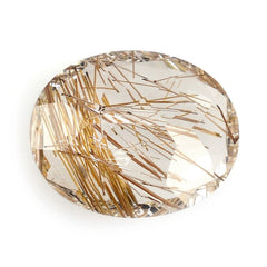 RED RUTILE QUARTZ CUT OVAL 10X8MM 2.57 Cts.