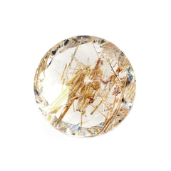 RED RUTILE QUARTZ CUT ROUND 6MM 0.75 Cts.