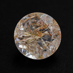 RED RUTILE QUARTZ CUT ROUND 6MM 0.75 Cts.