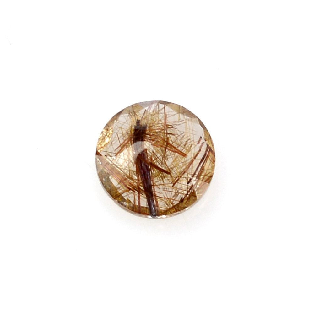 RED RUTILE QUARTZ CUT ROUND 4MM 0.23 Cts.