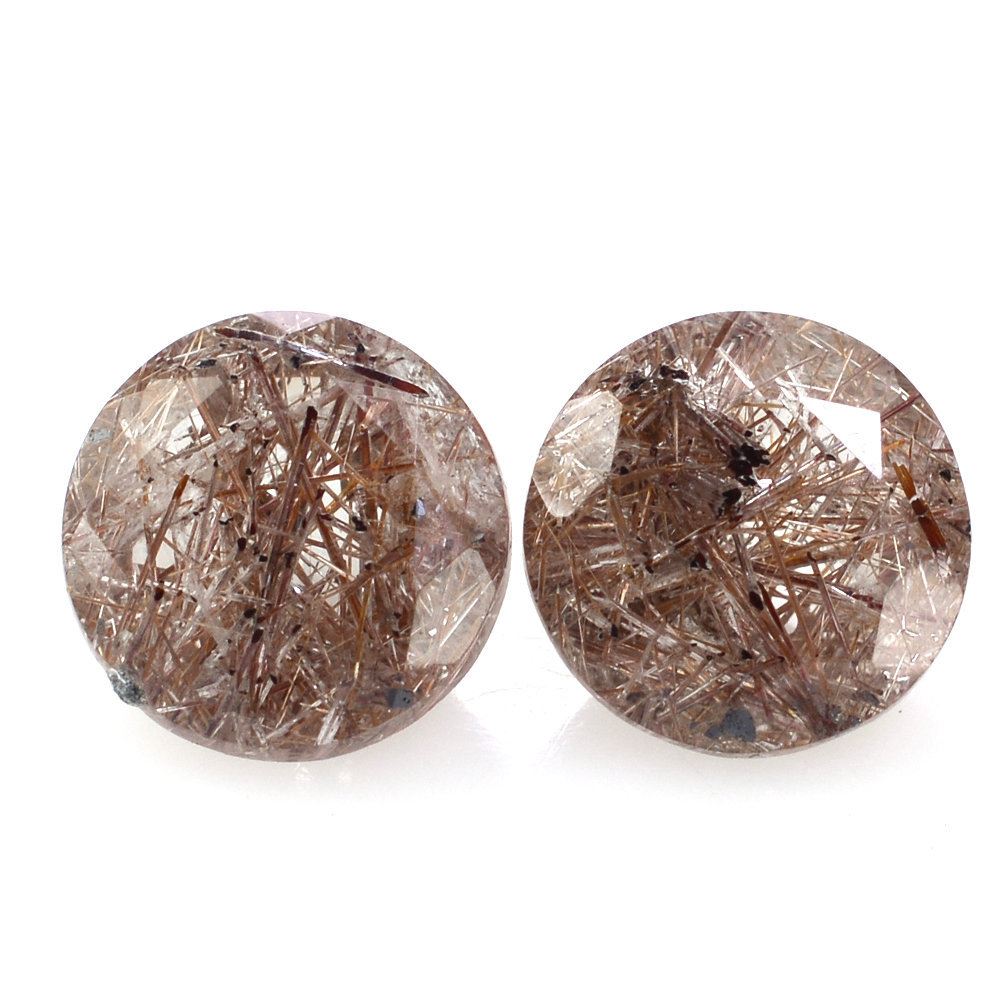 RED RUTILE QUARTZ CUT ROUND 6MM 0.78 Cts.