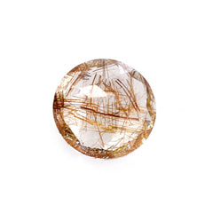 RED RUTILE QUARTZ CUT ROUND 6MM 0.76 Cts.