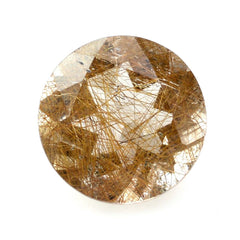 RED RUTILE QUARTZ CUT ROUND 8MM 1.80 Cts.