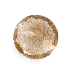 RED RUTILE QUARTZ CUT ROUND 8MM 1.80 Cts.