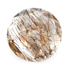 RED RUTILE QUARTZ CUT ROUND 10MM 3.26 Cts.