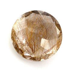 RED RUTILE QUARTZ CUT ROUND 10MM 3.30 Cts.