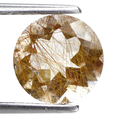 RED RUTILE QUARTZ CUT ROUND 10MM 3.30 Cts.