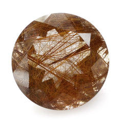RED RUTILE QUARTZ CUT ROUND 12MM 6.10 Cts.