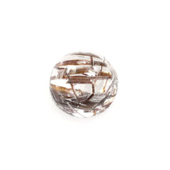 RED RUTILE QUARTZ ROUND CAB 3MM 0.13 Cts.