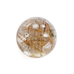 RED RUTILE QUARTZ ROUND CAB 6MM 0.79 Cts.