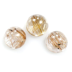 RED RUTILE QUARTZ ROUND CAB 8MM 1.93 Cts.