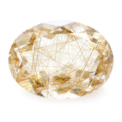 RED RUTILE QUARTZ CUT OVAL 16X12MM 8.51 Cts.