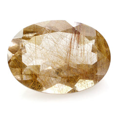 RED RUTILE QUARTZ CUT OVAL 18X13MM 11.20 Cts.