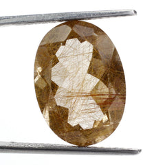 RED RUTILE QUARTZ CUT OVAL 18X13MM 11.20 Cts.