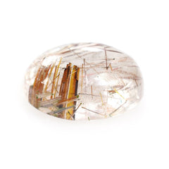 RED RUTILE QUARTZ OVAL CAB 8X6MM 1.26 Cts.