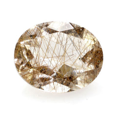 RED RUTILE QUARTZ CUT OVAL 10X8MM 2.43 Cts.