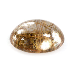 RED RUTILE QUARTZ OVAL CAB 10X8MM 2.60 Cts.
