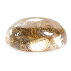 RED RUTILE QUARTZ OVAL CAB 14X10MM 5.49 Cts.