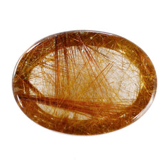 RED RUTILE QUARTZ OVAL CAB 16X12MM 8.73 Cts.