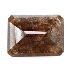 RED RUTILE QUARTZ CUT OCTAGON 16X12MM 10.20 Cts.