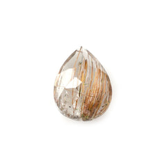 RED RUTILE QUARTZ CUT PEAR 9X7MM 1.80 Cts.