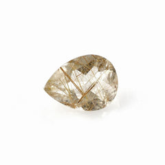 RED RUTILE QUARTZ CUT PEAR 8X6MM 1.15 Cts.