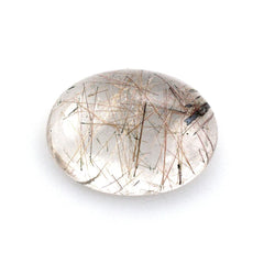RED RUTILE QUARTZ OVAL CAB 16X12MM 8.93 Cts.