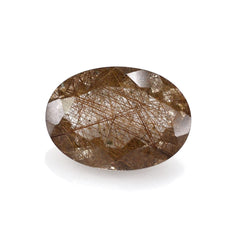 RED RUTILE QUARTZ CUT OVAL 14X10MM 5.20 Cts.