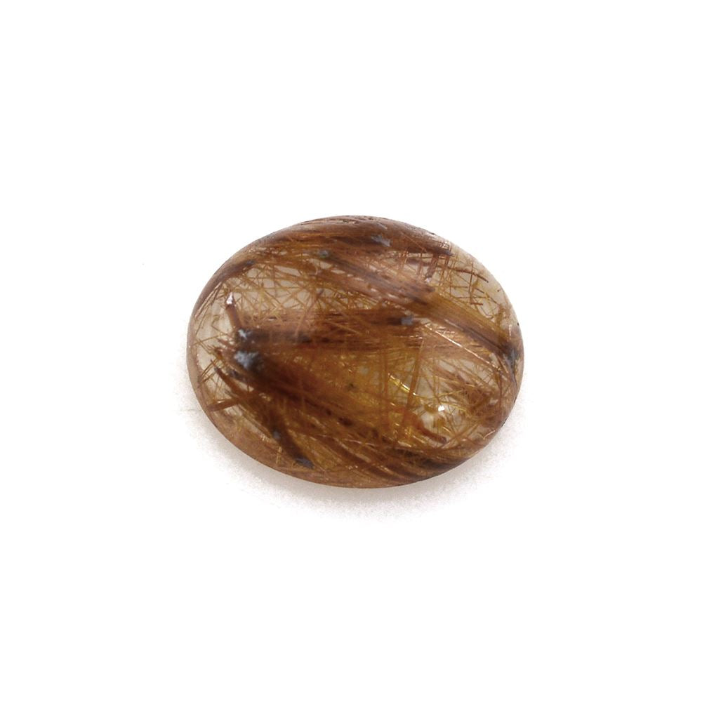 RED RUTILE QUARTZ OVAL CAB 10X8MM 2.80 Cts.