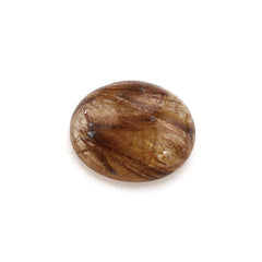 RED RUTILE QUARTZ OVAL CAB 10X8MM 2.80 Cts.