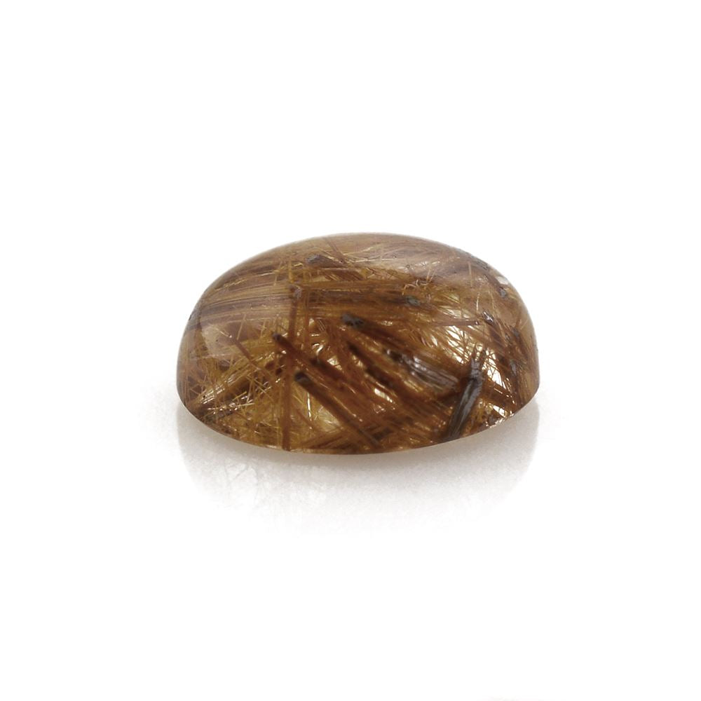 RED RUTILE QUARTZ OVAL CAB 10X8MM 2.80 Cts.