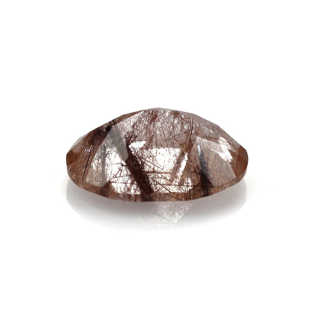 RED RUTILE QUARTZ CUT OVAL 14X10MM 5.07 Cts.