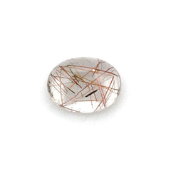 RED RUTILE QUARTZ OVAL CAB 8X6MM 1.15 Cts.