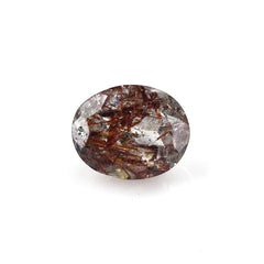 RED RUTILE QUARTZ CUT OVAL 11X9MM 3.70 Cts.