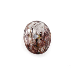 RED RUTILE QUARTZ CUT OVAL 11X9MM 3.70 Cts.