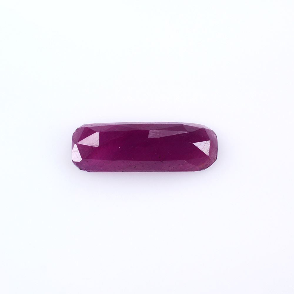 RUBY ROSE CUT OCTAGON CAB 15X5MM 3.41 Cts.