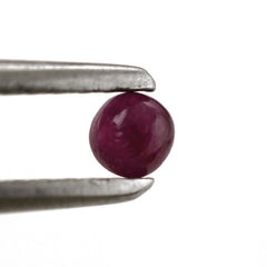 RUBY ROUND CAB 2.50MM 0.11 Cts.