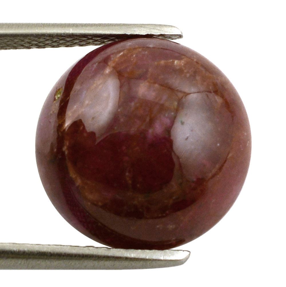 RUBY ROUND CAB 13MM 10.45 Cts.