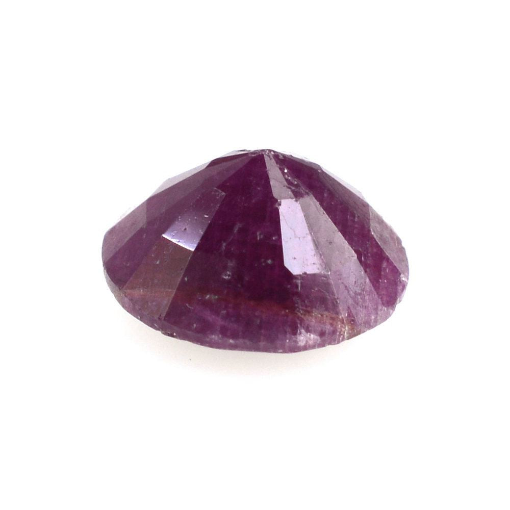 RUBY CUT ROUND 6MM 1.08 Cts.