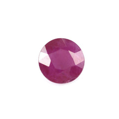 RUBY CUT ROUND 6MM 1.16 Cts.