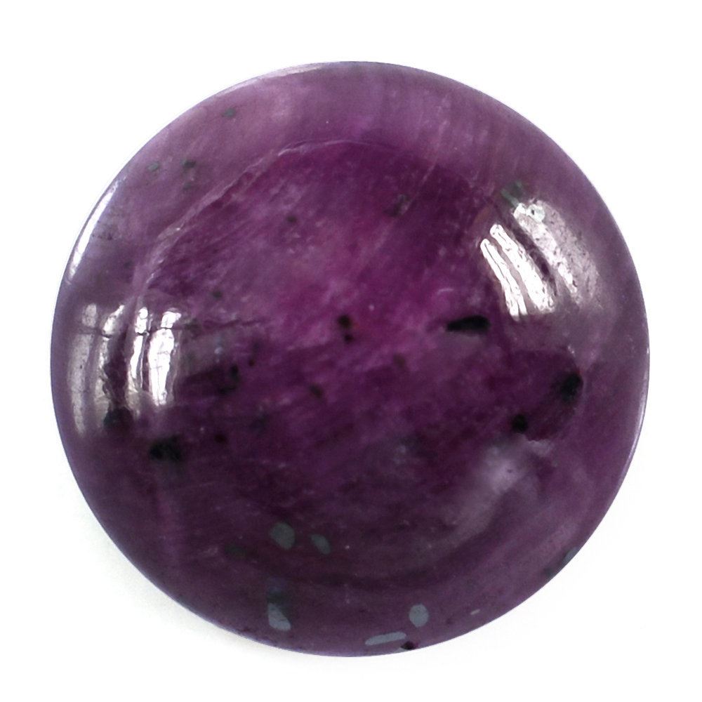 RUBY ROUND CAB 14MM 13.39 Cts.