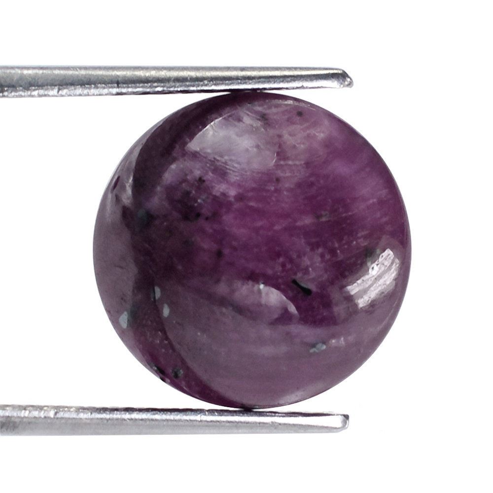 RUBY ROUND CAB 14MM 13.39 Cts.