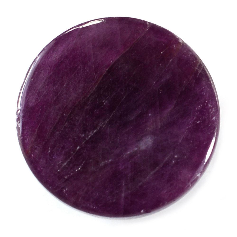 RUBY ROUND CAB 14MM 16.14 Cts.