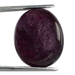 RUBY OVAL CAB 21X17.50MM 27.45 Cts.
