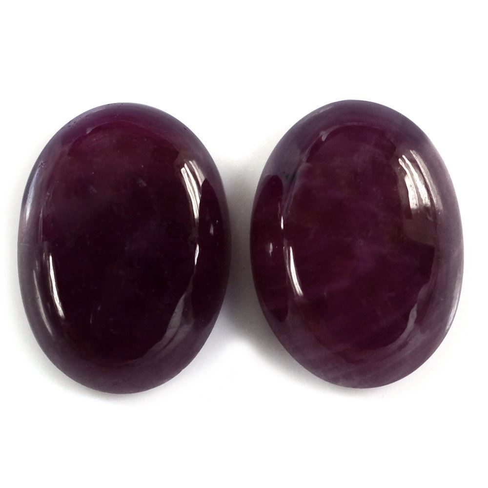 RUBY OVAL CAB 14X10MM 7.80 Cts.