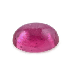 GLASSFILLED RUBY OVAL CAB 9X7MM 2.76 Cts.