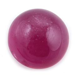 GLASSFILLED RUBY ROUND CAB 13MM 12.00 Cts.